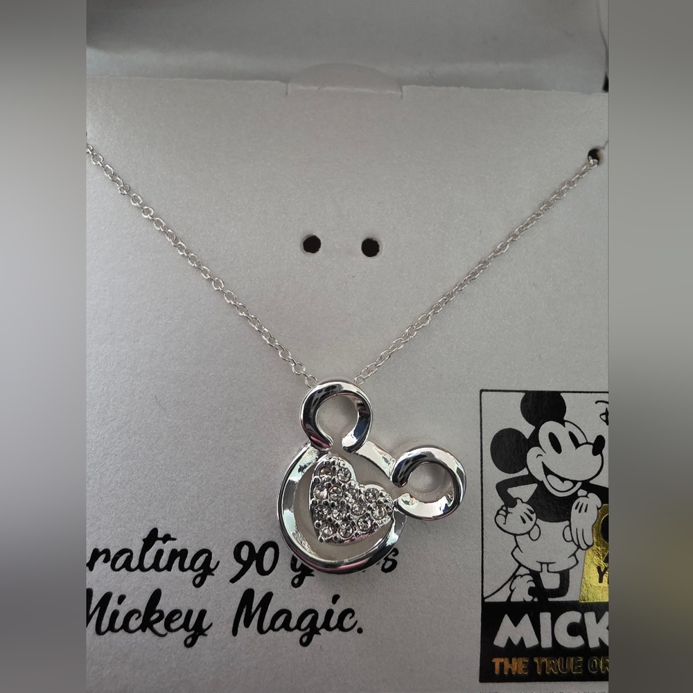 Disney Mickey Mouse Silver Necklace - Picture 5 of 9